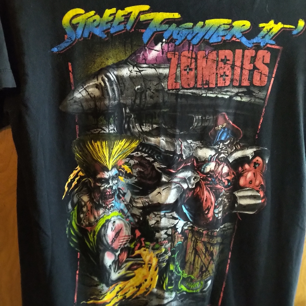 Vintage Street fighter 2 zombies 2009 t shirt